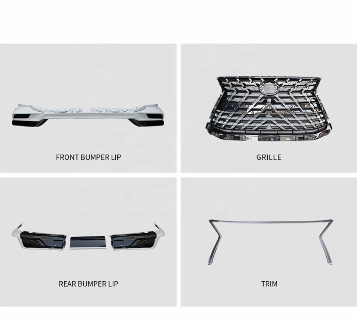 front rear bumper kit grille chrome year 2016 2017 2018 2019 2021 2021 body kit For Lexus 570 LX 570 TD Model